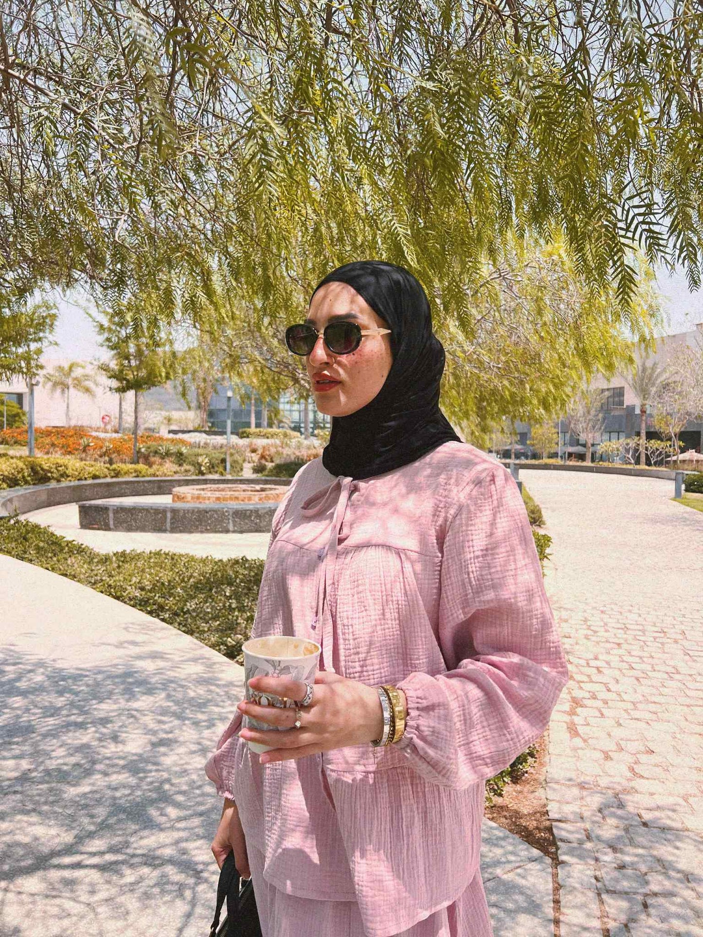Ruba Set in Dusty Pink