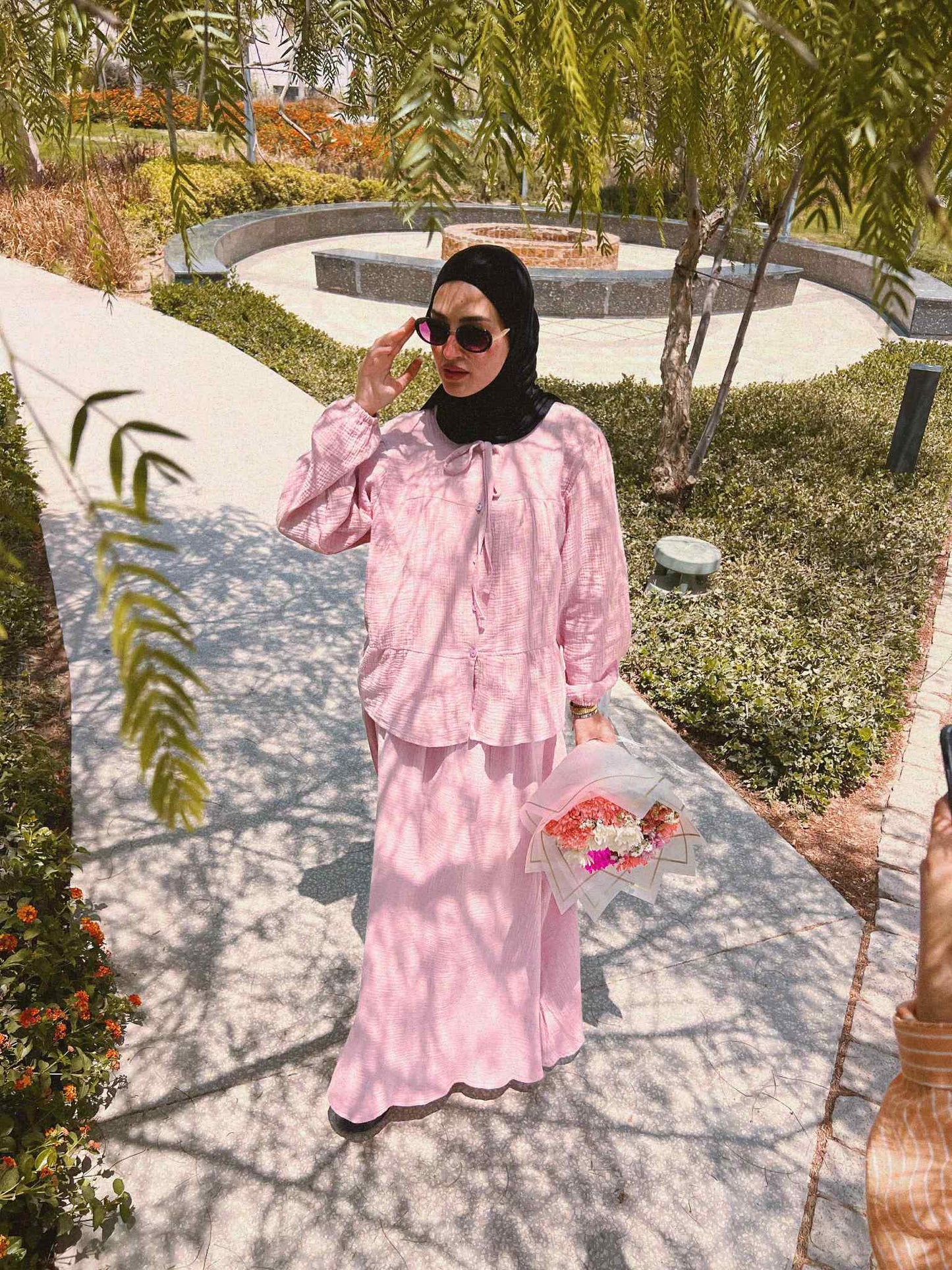 Ruba Set in Dusty Pink