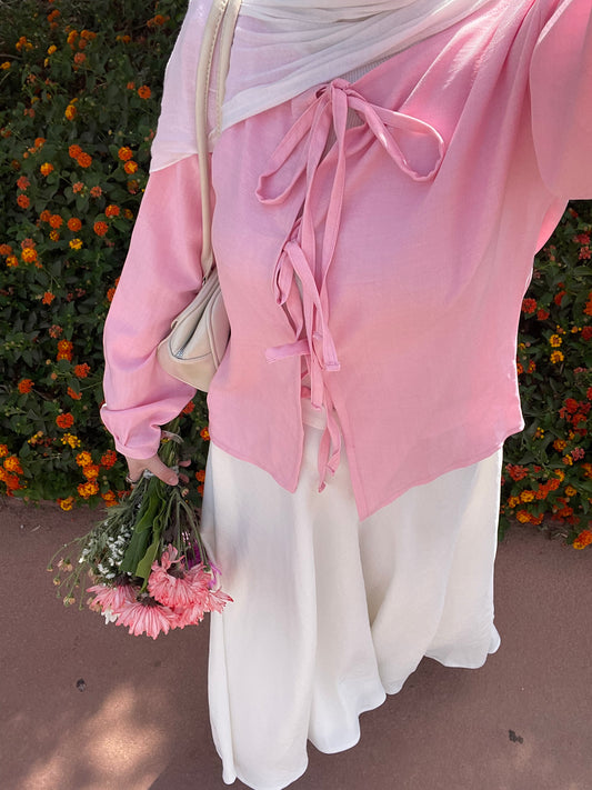 Pinky rose blouse