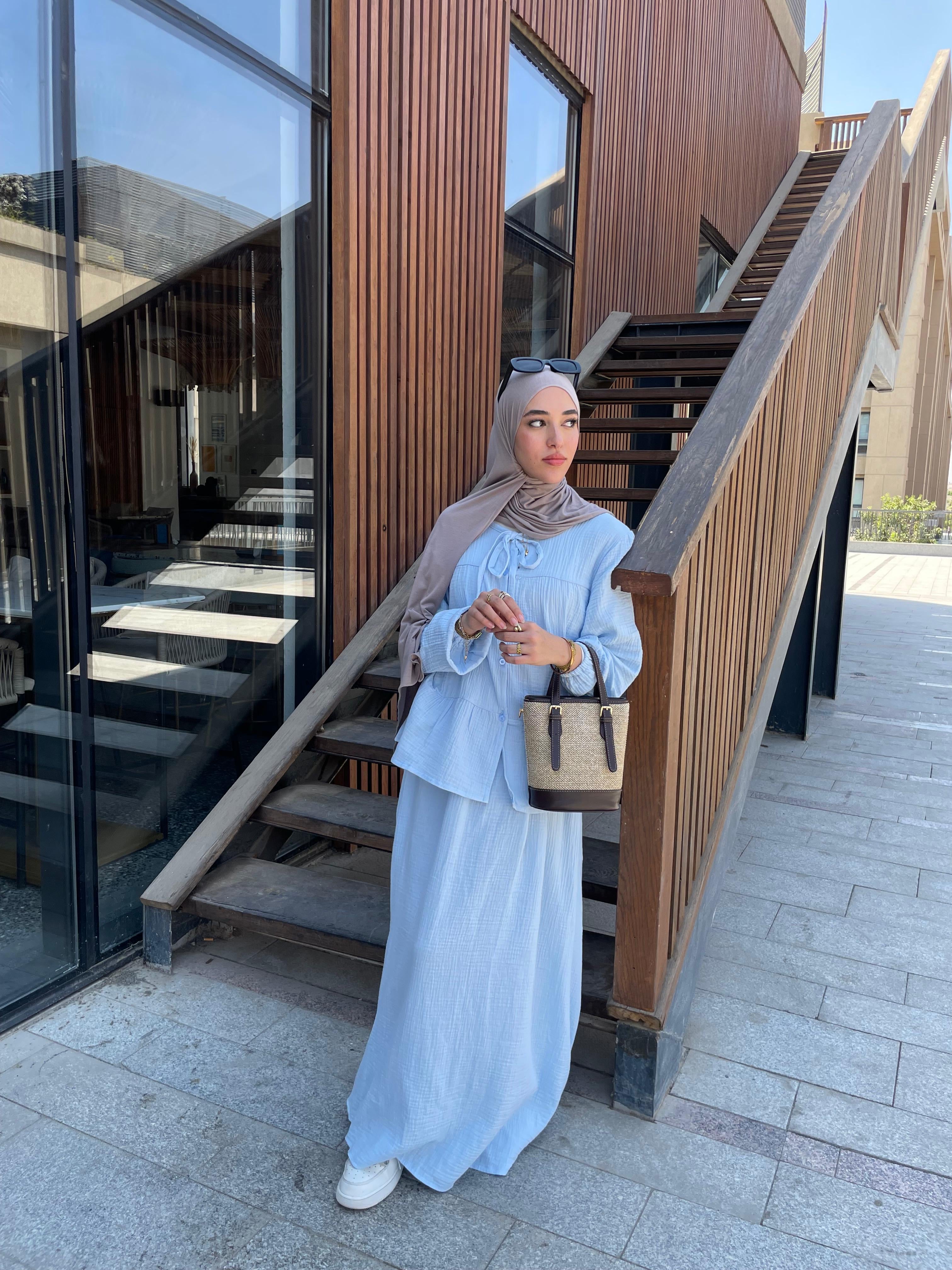 Ruba Set In soft blue