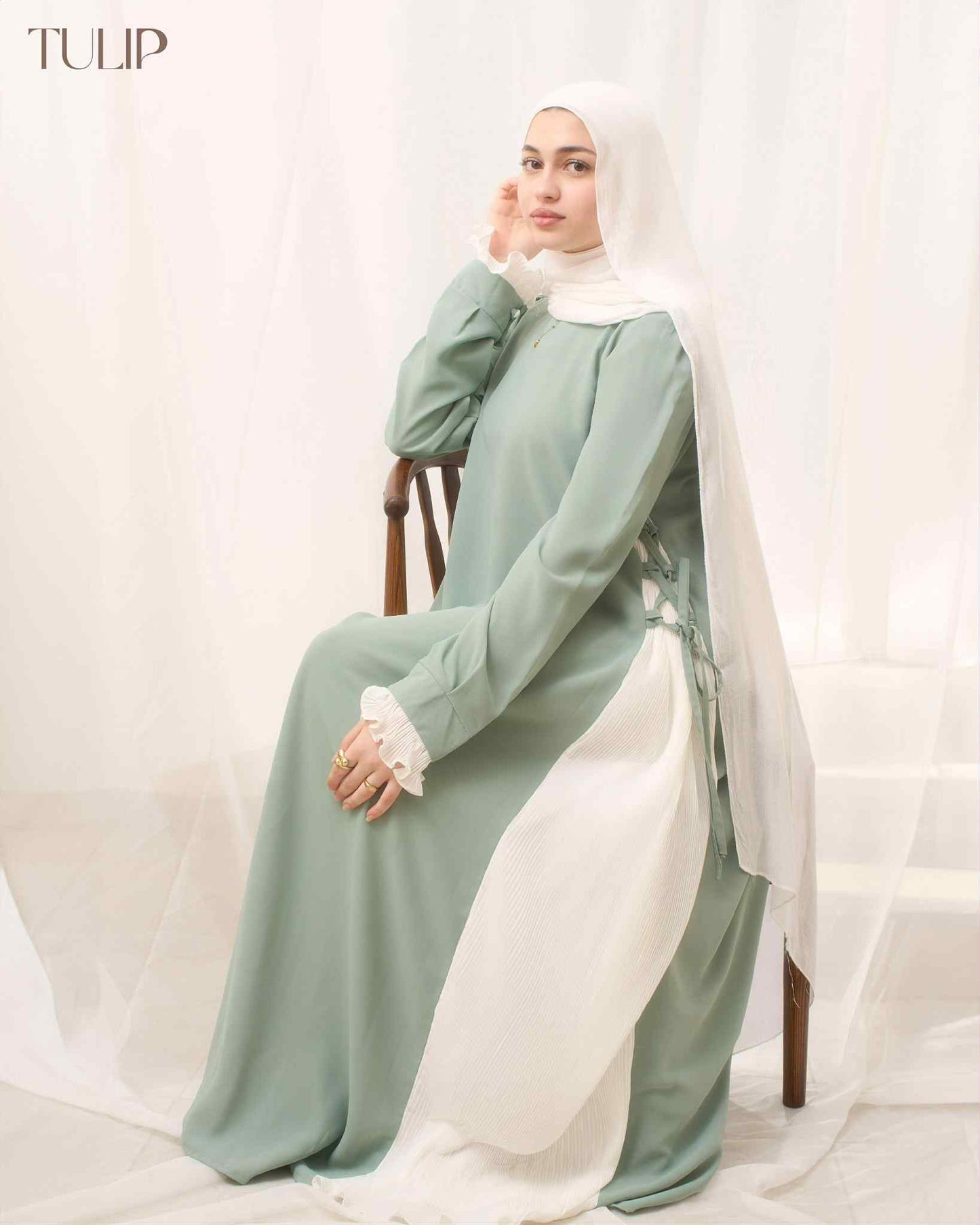 ASIYAH Dress in Mint