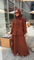 Ruba Set In chocolate