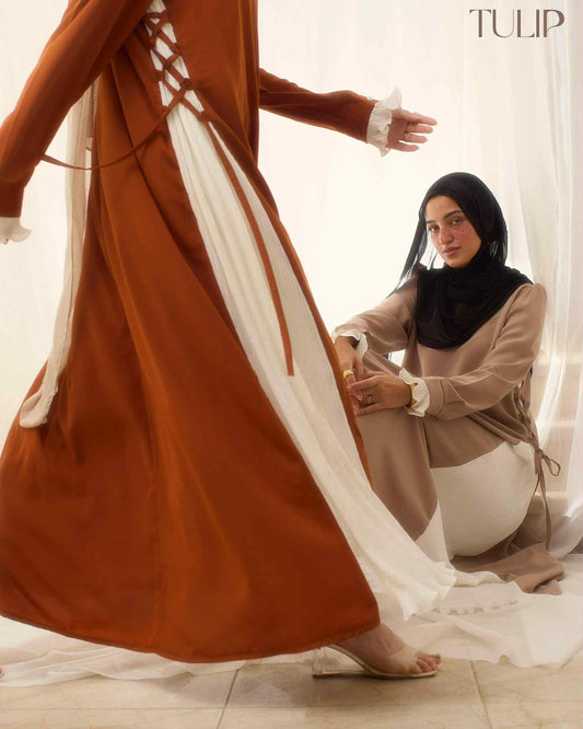 ASIYAH Dress in Camal