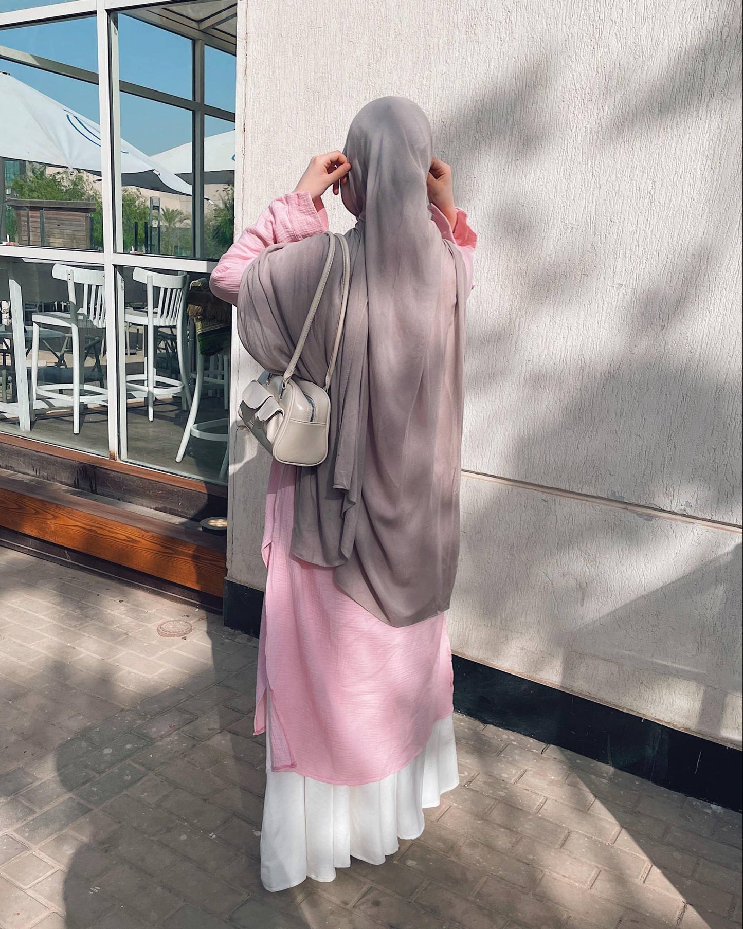 Muslin Long Shirt in pink