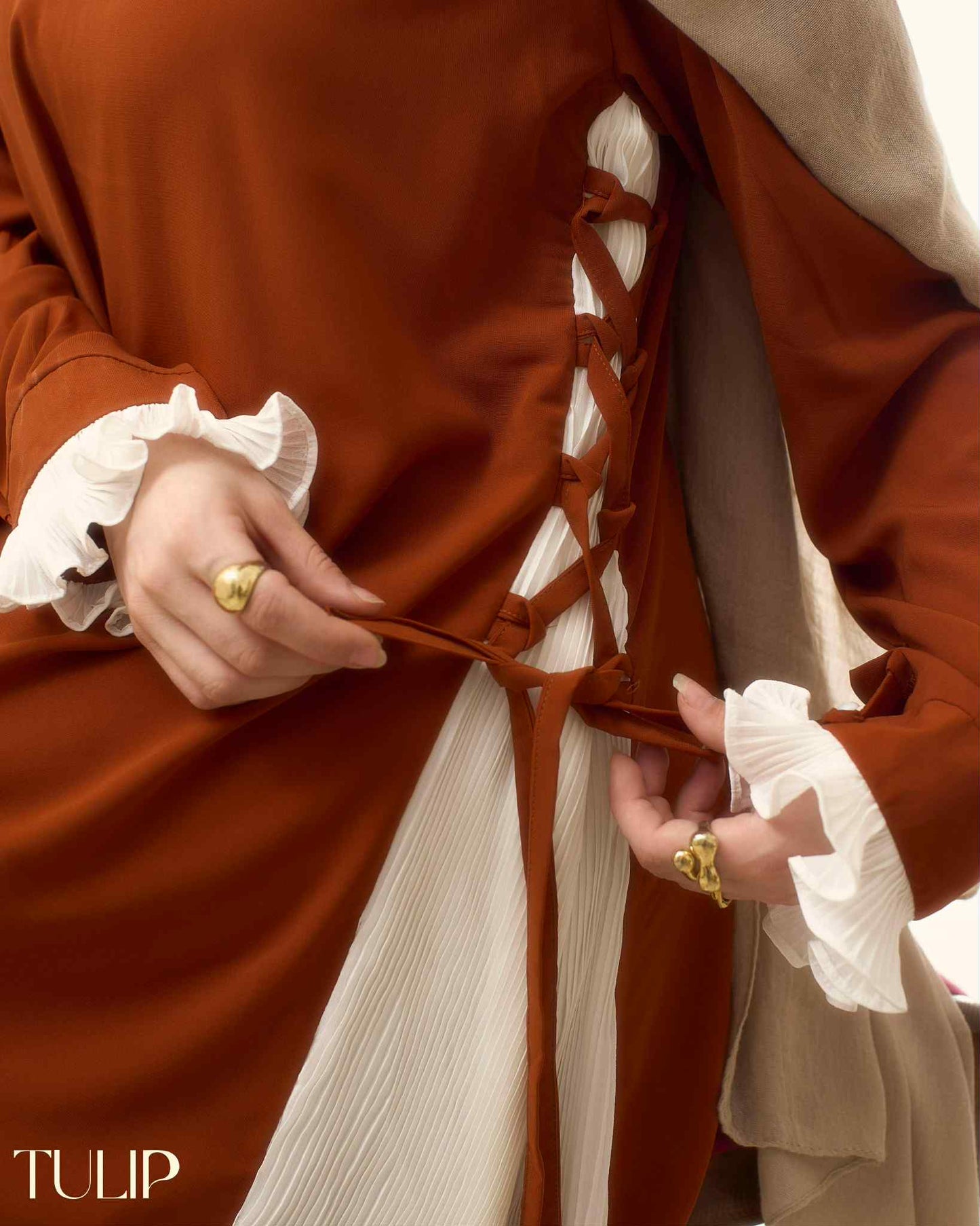 ASIYAH Dress in Camal